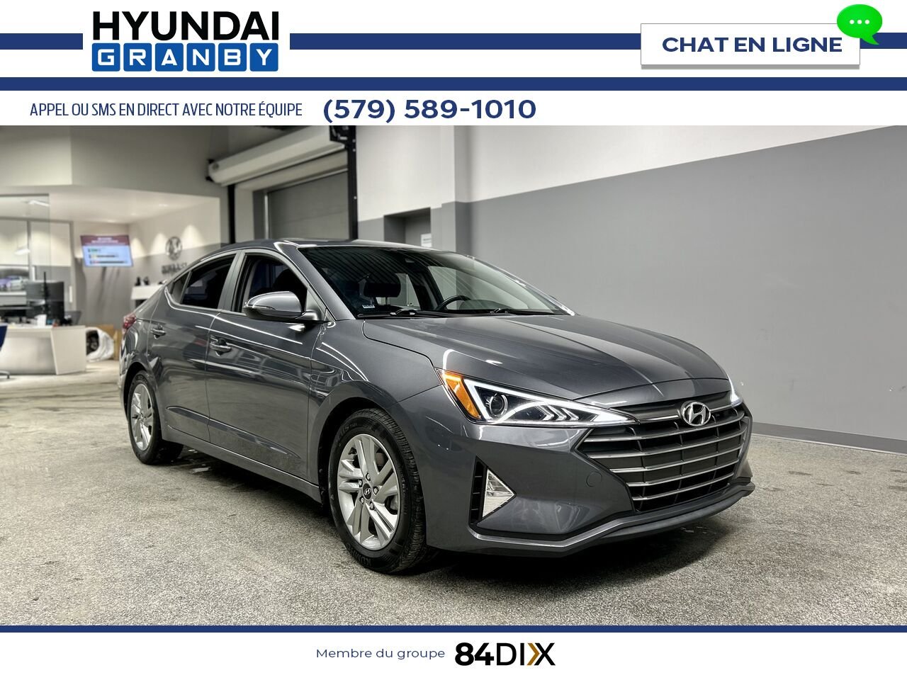 Hyundai Elantra 2020 Gris Granby - photo #0