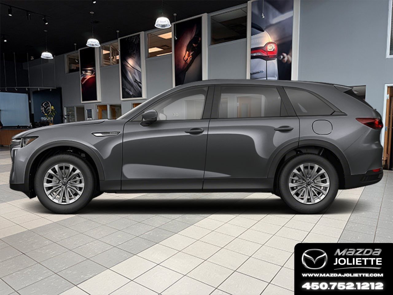 2026 MAZDA CX-90 PHEV Machine Grey Metallic Notre-Dame-des-Prairies - photo #1