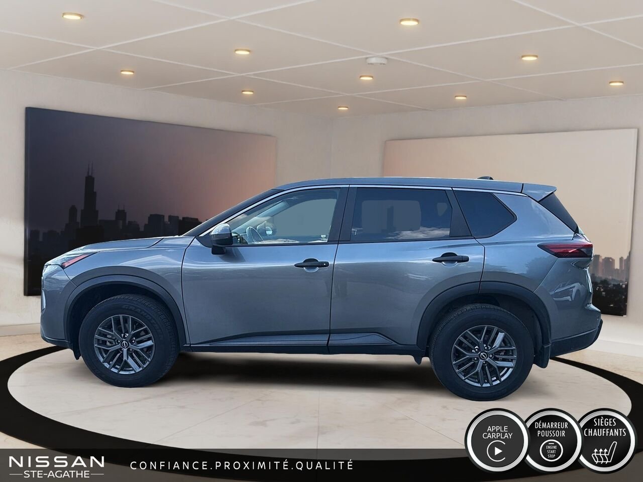Nissan Rogue 2024 Gris Saint-Jérôme - photo #5