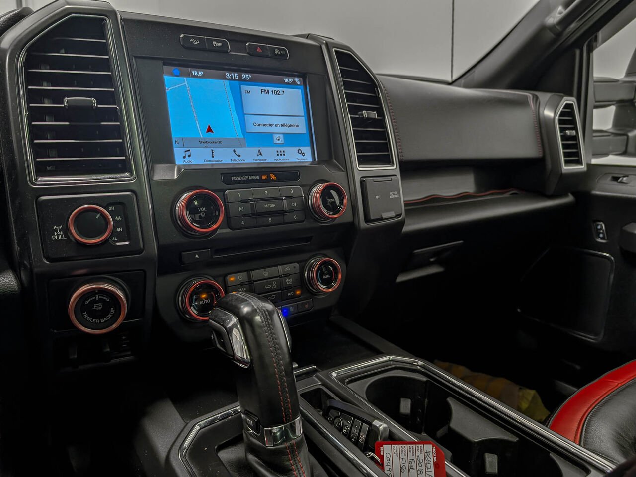Ford F-150 LARIAT SPORT FX4 Moteur 3.5L 2018 Noir Sherbrooke - photo #12