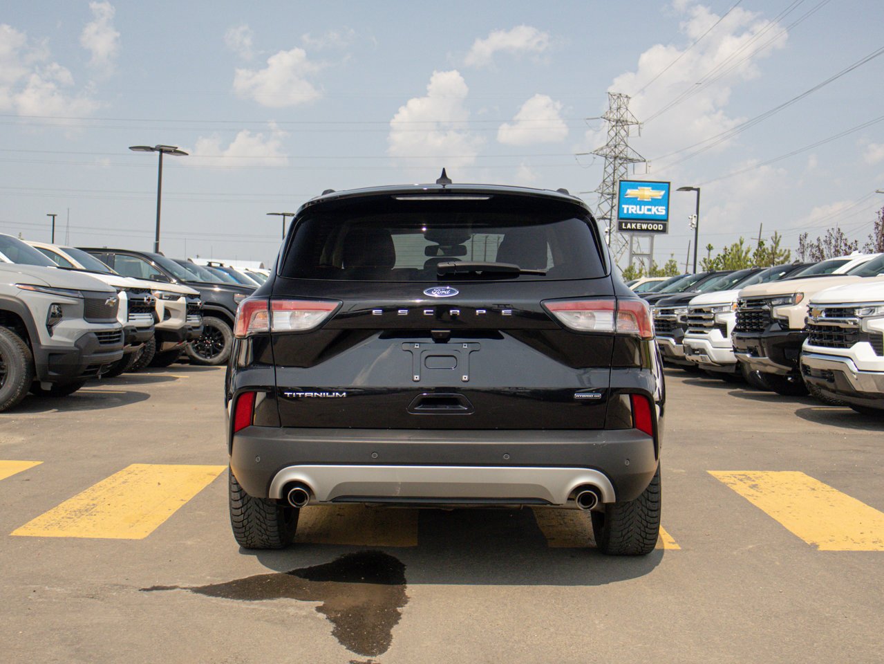2020 Ford Escape Titanium Hybrid AWD Black Sherwood Park - photo #8