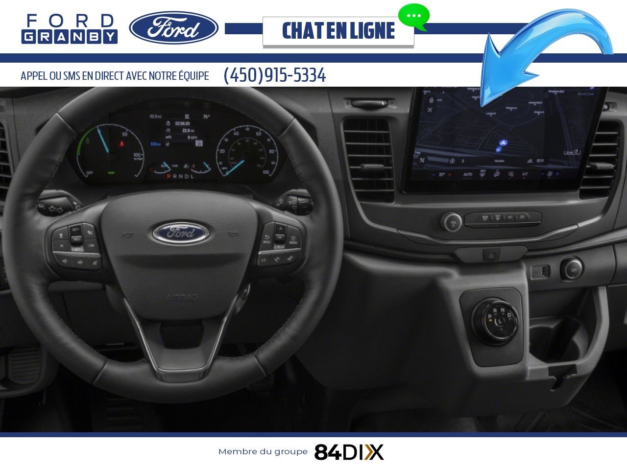 2025 Ford E-Transit Cargo Van Agate Black Metallic Granby - photo #3