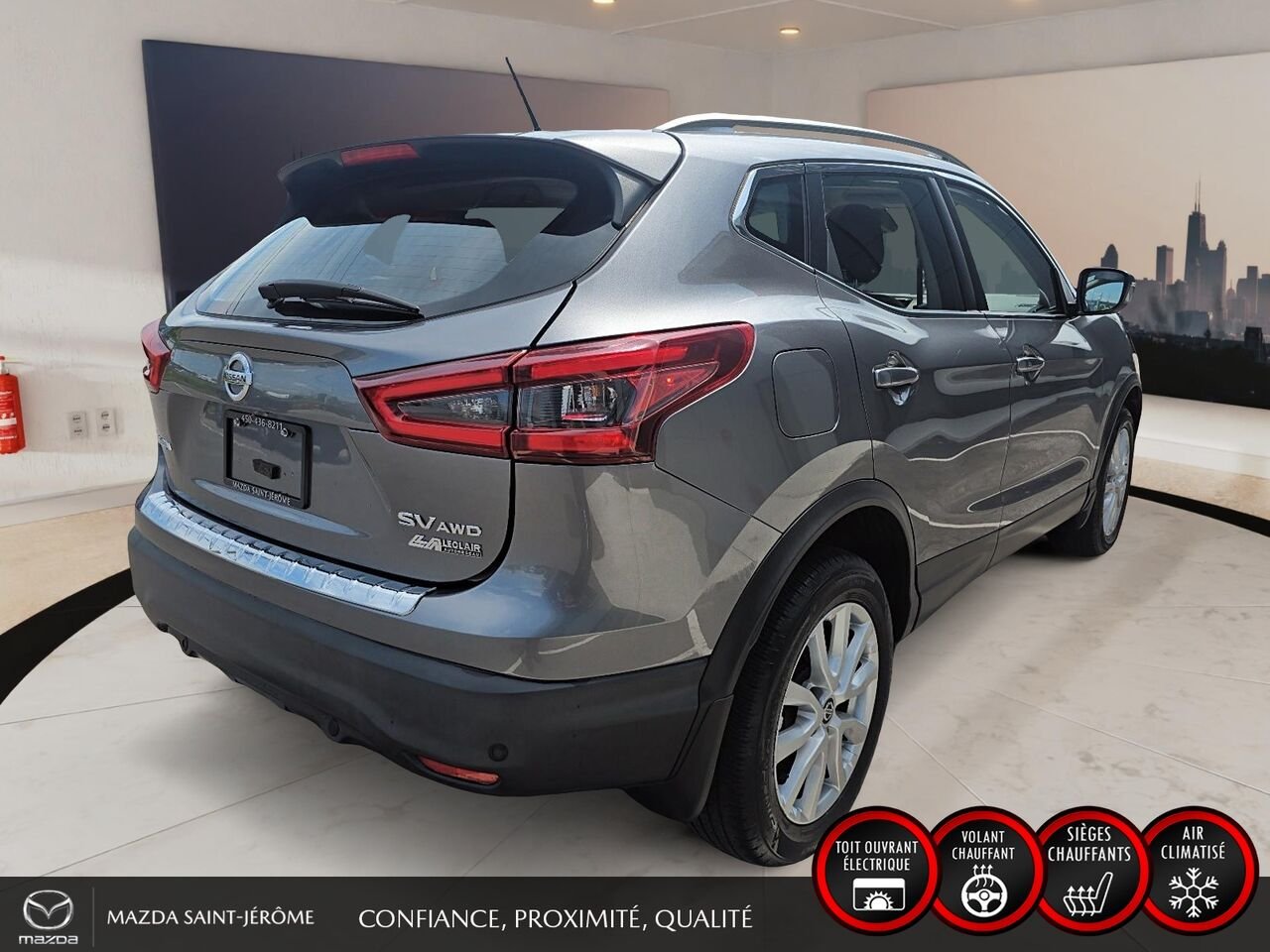 Nissan Qashqai SV | AWD | TOIT OUVRANT | MAGS | 2022 Gris Saint-Jérôme - photo #5