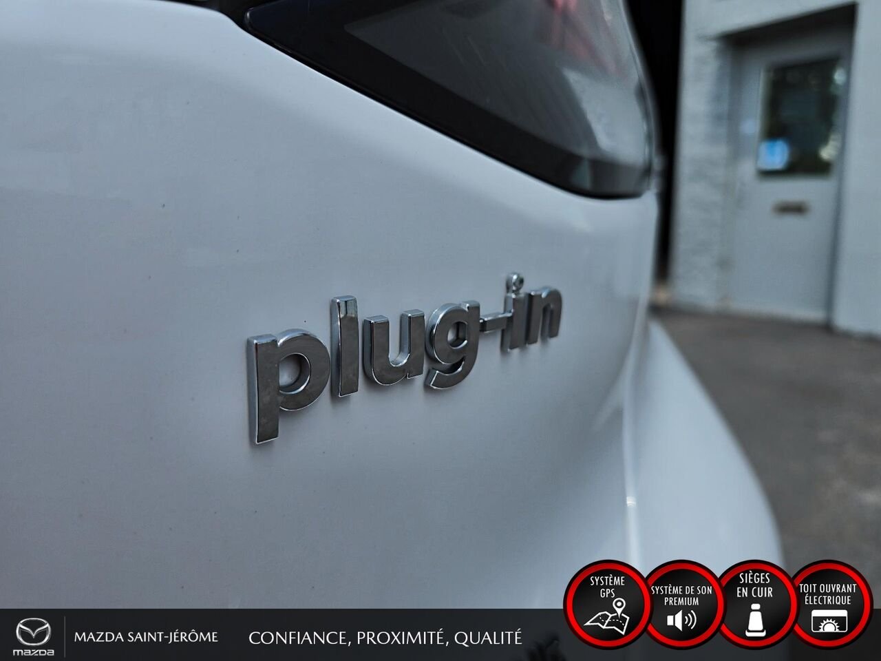 2020 Hyundai Ioniq hybride rechargeable Ultimate | TOIT OUVRANT | CUIR | White Saint-Jérôme - photo #8