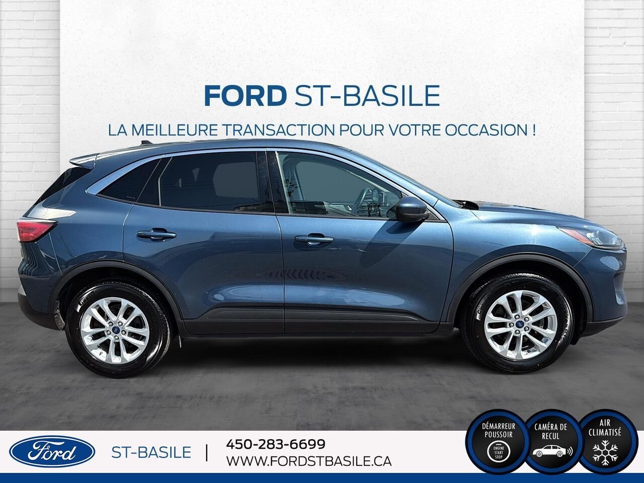 Ford Escape 2020 Bleu Saint-Basile-le-Grand - photo #8