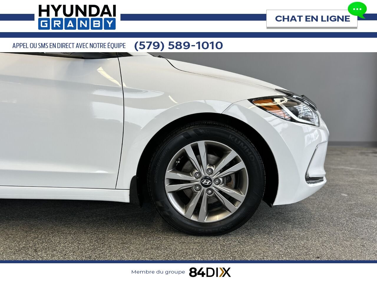 2018 Hyundai Elantra White Granby - photo #8