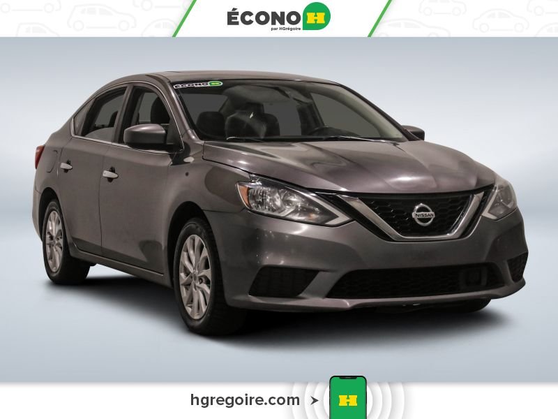 Nissan Sentra 821278 | SV AUTO A/C TOIT GR ELECT MAGS CAM RECUL BLUETOOTH 2018 Gris Laval - photo #0