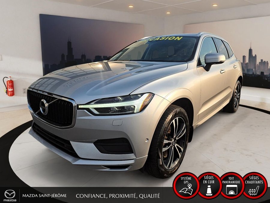 2019 Volvo XC60 T6 Momentum | TOIT OUVRANT | CUIR | AWD | Grey
