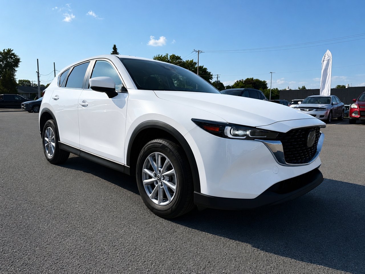 Mazda CX-5 GS 2022 Blanc Châteauguay - photo #3