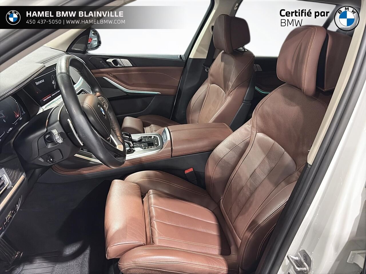 BMW X7 xDrive40i véhicule d'activités sportives 2022 Blanc Blainville - photo #8