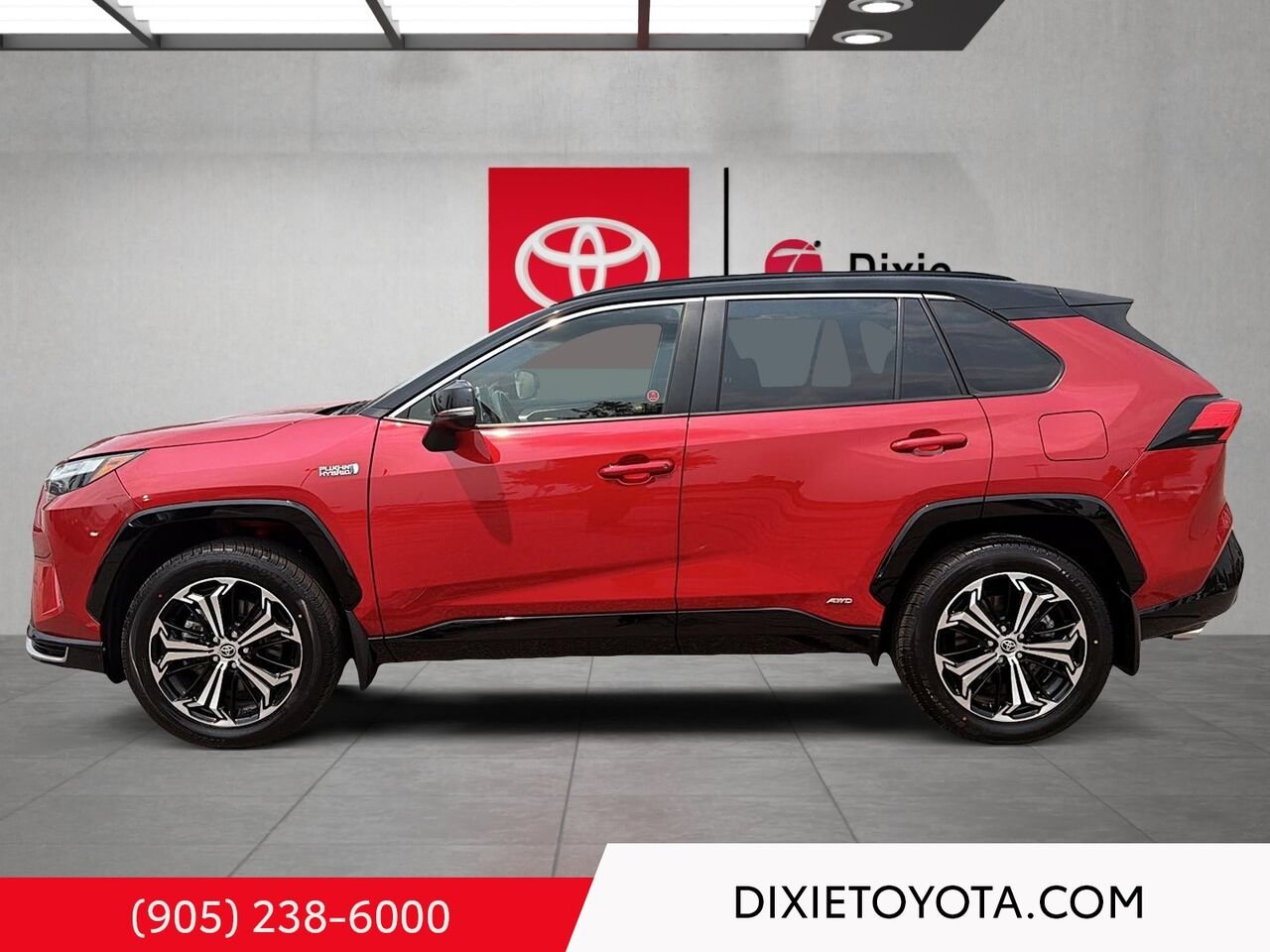 2024 Toyota RAV4 Prime PRIME XSE PLUG-IN HYBRID AWD / CLEAN CARFAX / HEATED SEATS / LEATHER SURFACE / MOONROOF / CARPLAY AND ANDROID AUTO Red Mississauga - photo #5