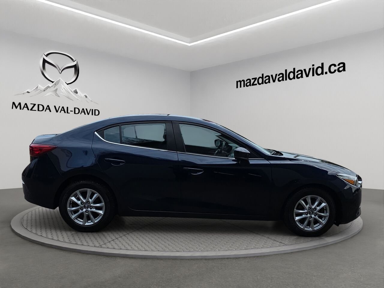Mazda Mazda3 GS BM 2018 Bleu Val-David - photo #3