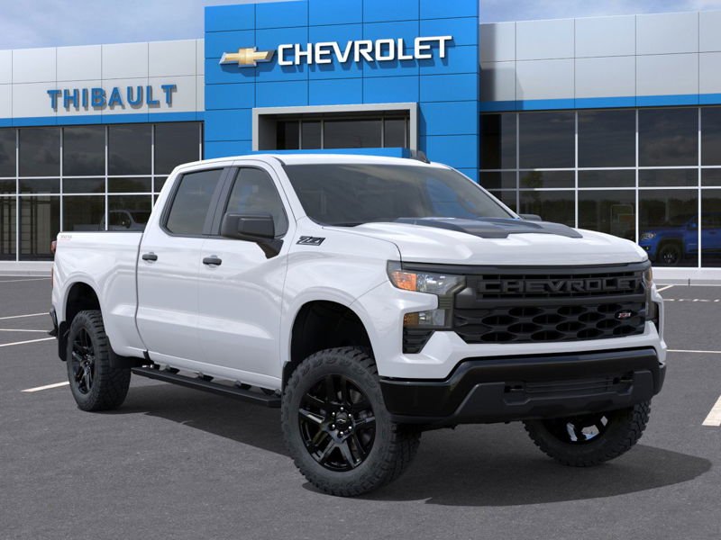 CHEVROLET Silverado 1500 Custom Trail Boss cabine multiplace 4RM 157 po 2026 BLANC SOMMET Sherbrooke - photo #6