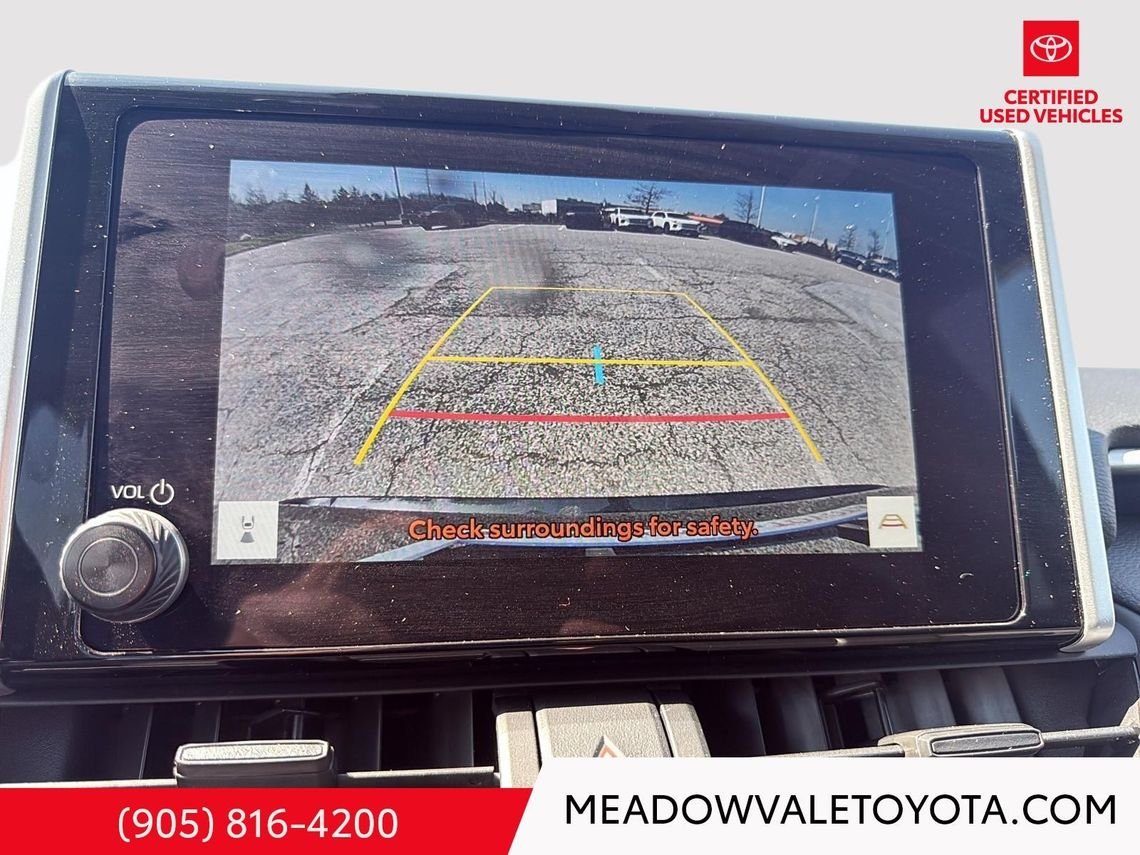 2025 Toyota RAV4 Sunroof, Power Drivers Seat, Heated Front Seats and Steering Wheel, Power Trunk, 17" Alloy's Midnight Black Metallic Mississauga - photo #3
