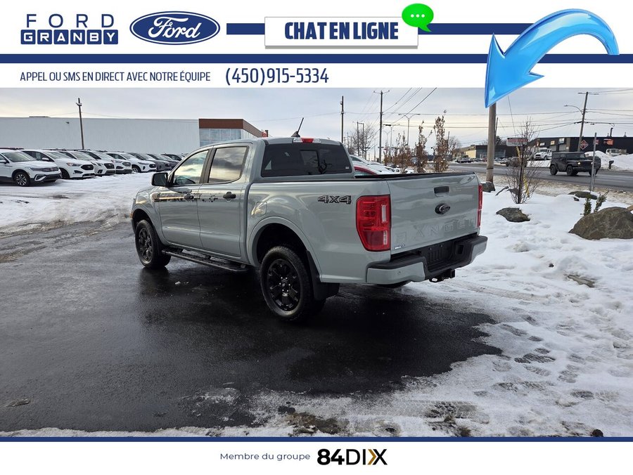 Ford Ranger XLT SuperCrew 4RM caisse de 5 pi 2023 Gris