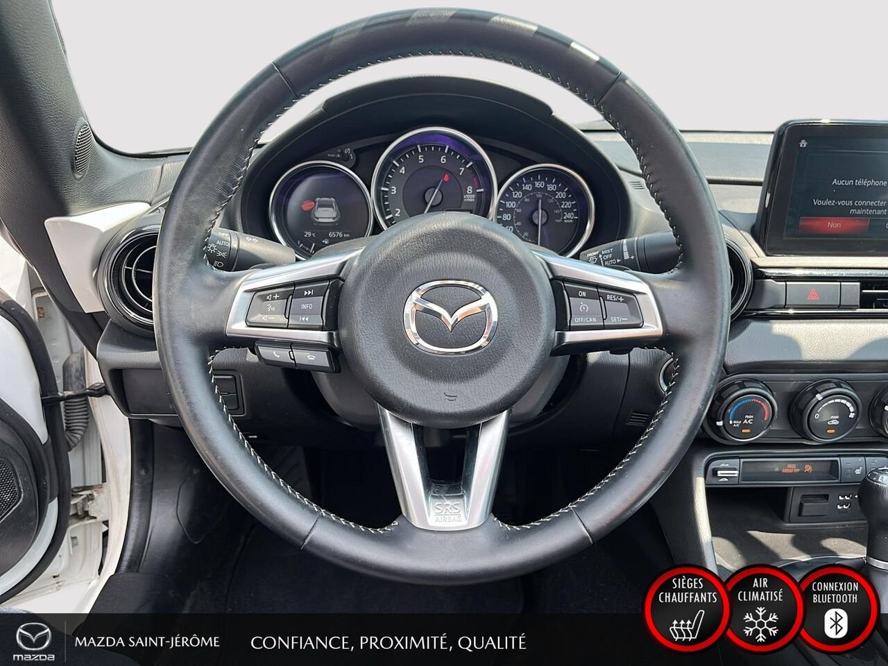 Mazda MX-5 RF 2023 Blanc Saint-Jérôme - photo #13