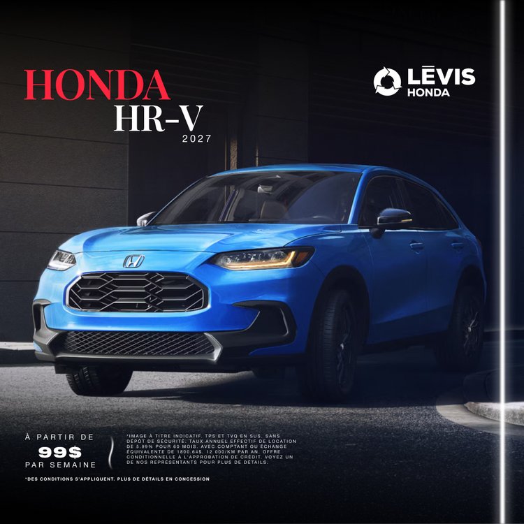 Levis Honda promo juin HR V FR v2