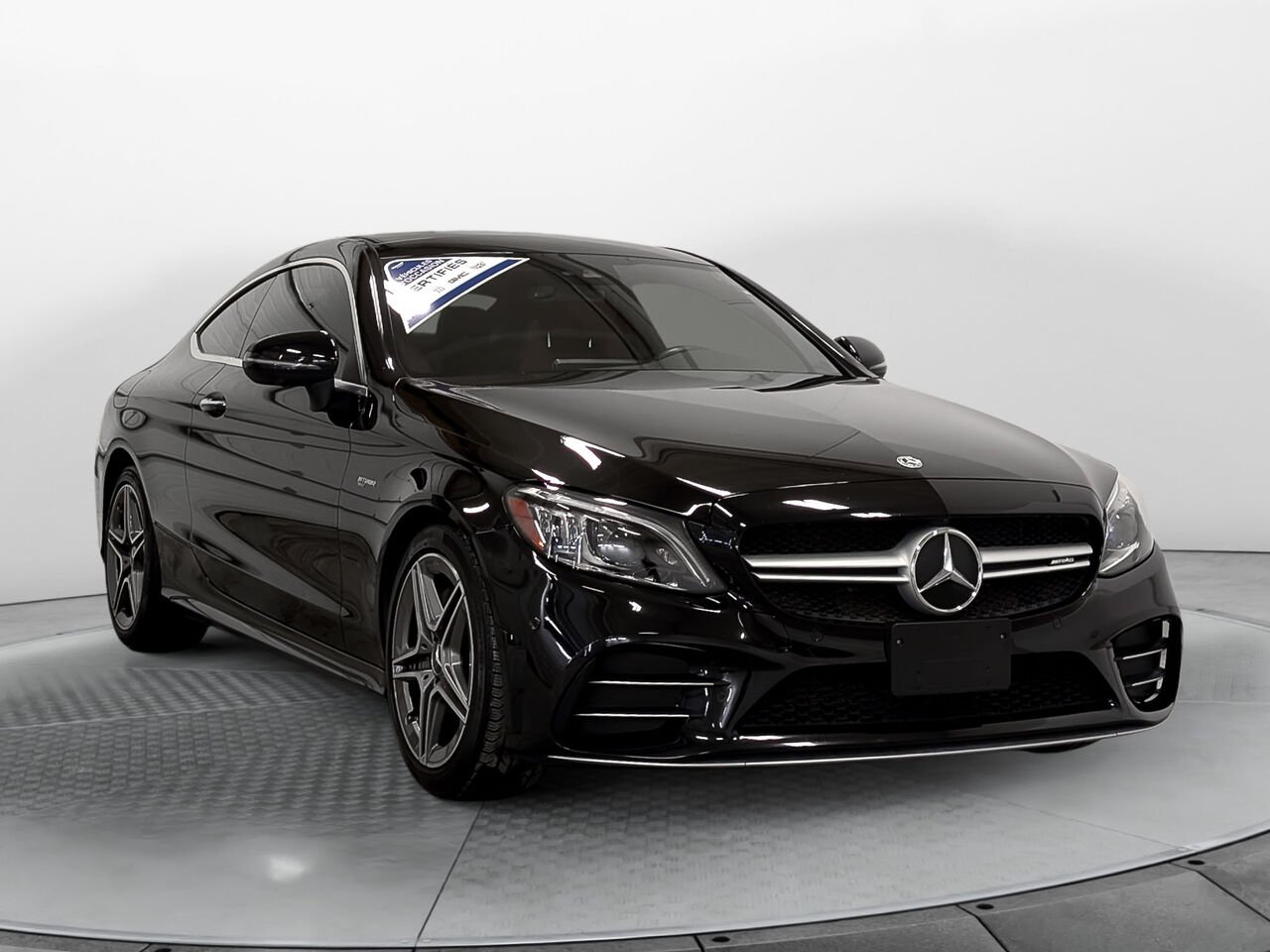 2022 MERCEDES C 43 AMG Coupe Toit Pano Bas Km AWD Black Sherbrooke - photo #2