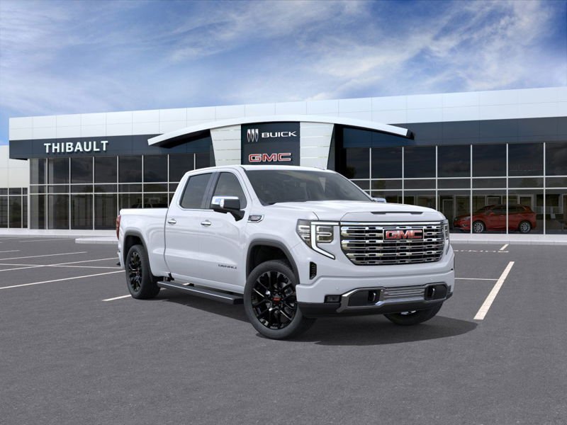 GMC Sierra 1500 Denali cabine multiplace 4RM 157 po 2026 BLANC GLACIER, TRIPLE COUCHE