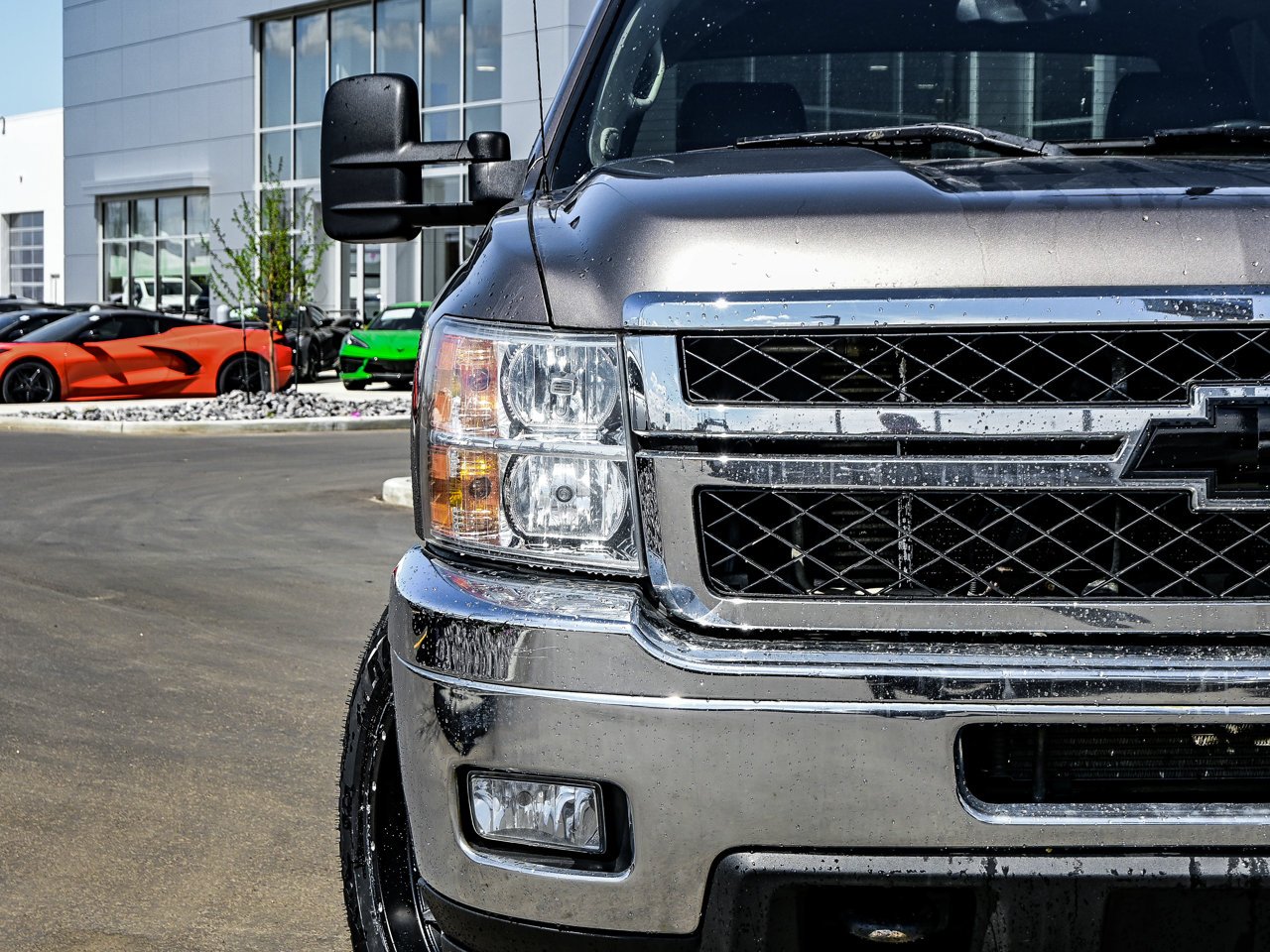 2013 Chevrolet Silverado 2500HD 4WD Crew Cab 153 LTZ Brown Sherwood Park - photo #4
