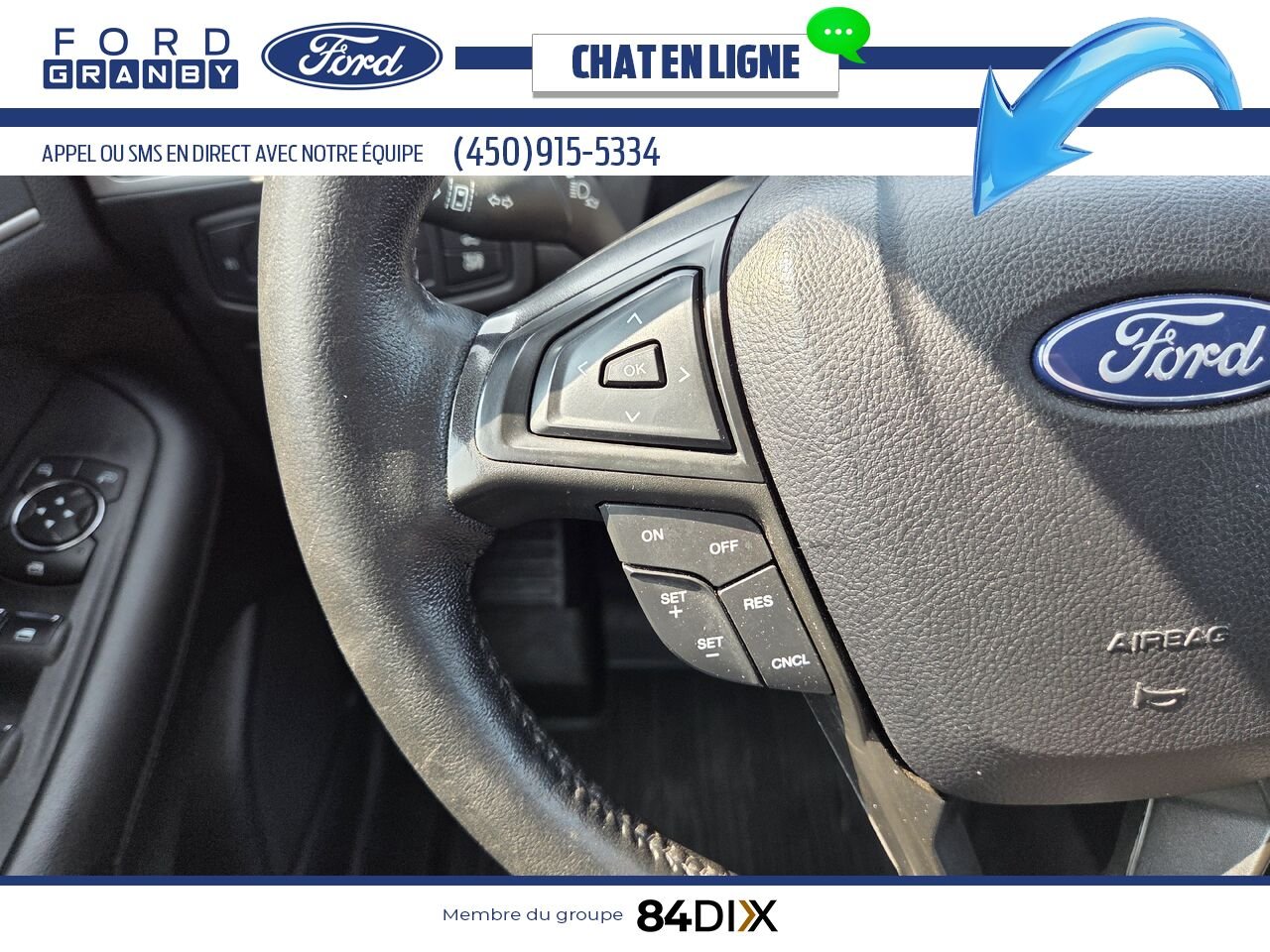 Ford Edge 2022 Blanc Granby - photo #10