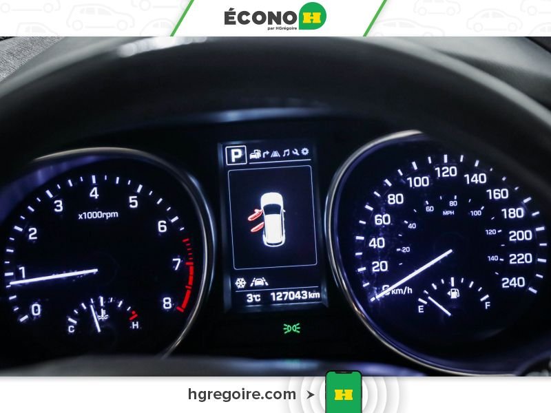 Hyundai Santa Fe 725320 | Ultimate AWD AUTO AC UIR TOIT NAV MAGS CAM RECULE 2018 Blanc Laval - photo #16