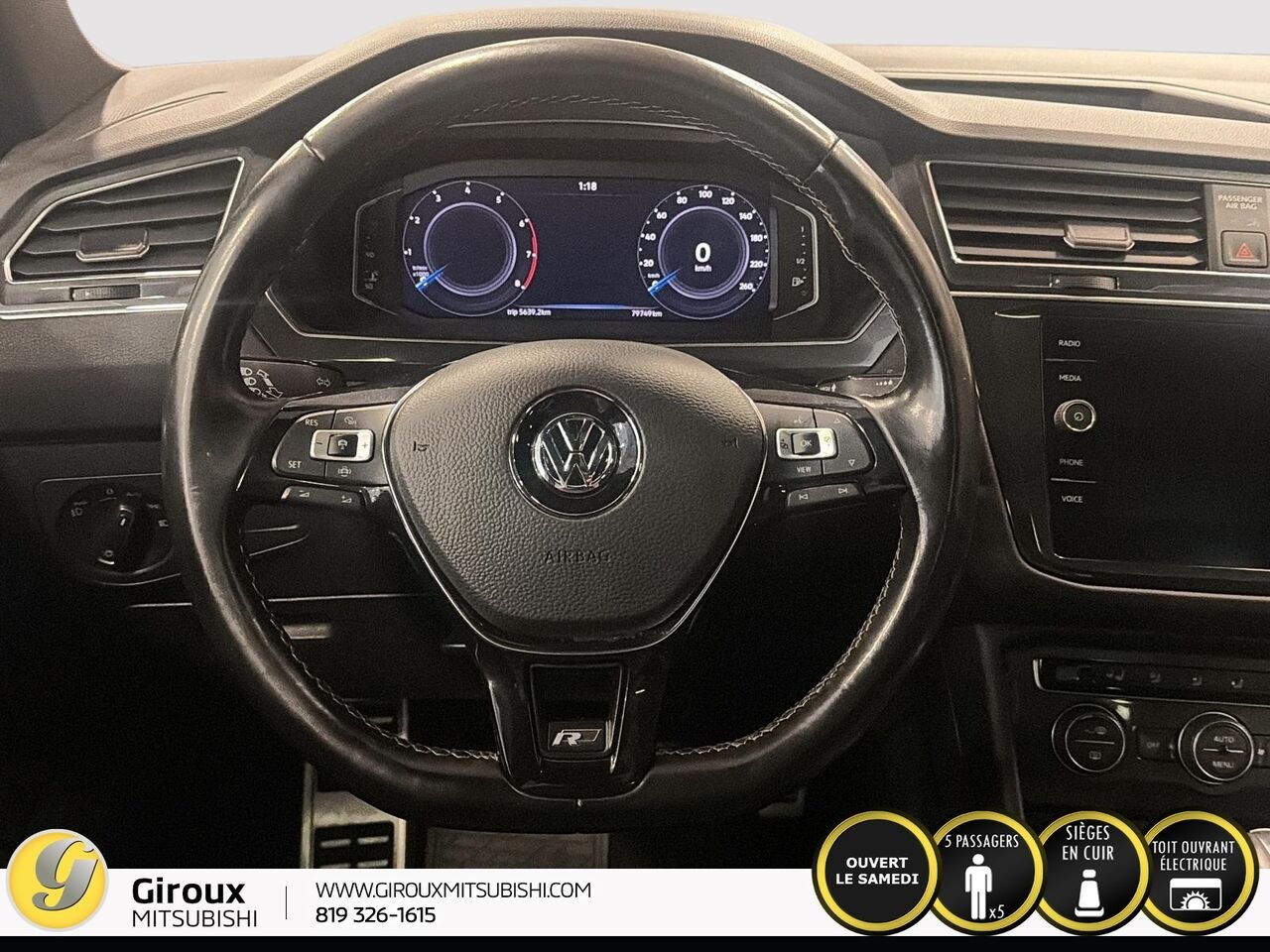 VOLKSWAGEN TIGUAN 2021 Gris Sainte-Agathe-des-Monts - photo #12