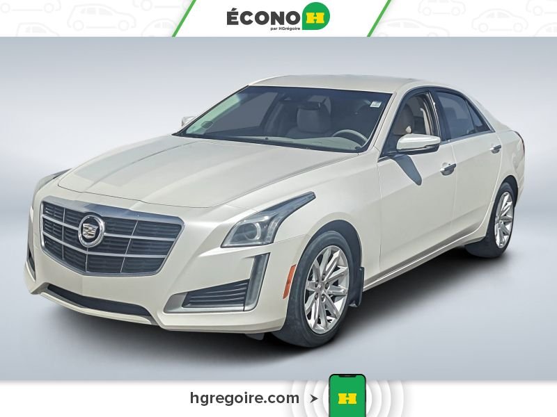 Cadillac CTS 2014 Blanc Laval - photo #2