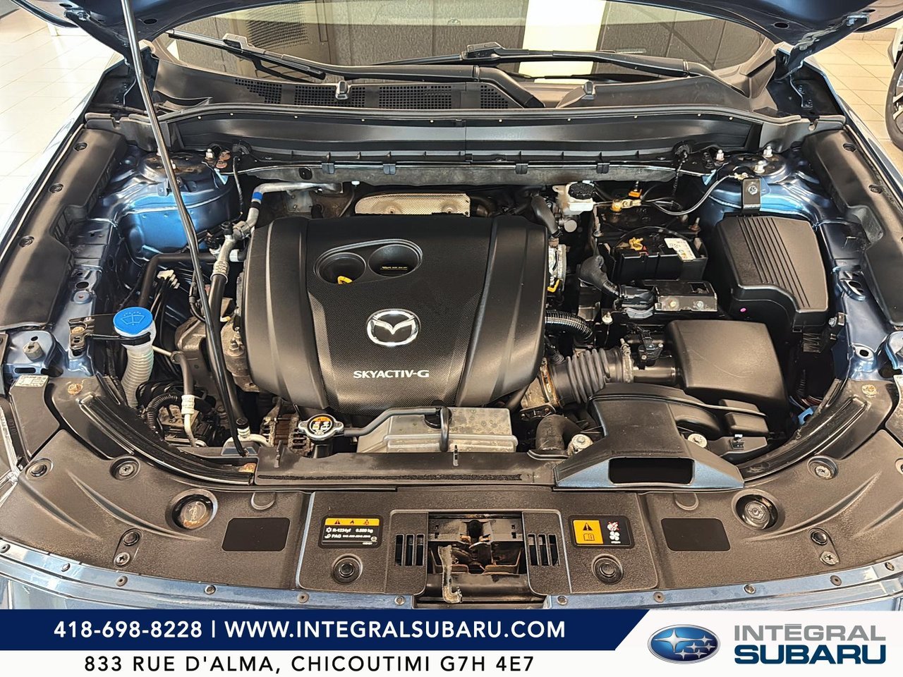 Mazda CX-5 NIV JM3KFBCM9N0627795 2022 Bleu Chicoutimi - photo #8