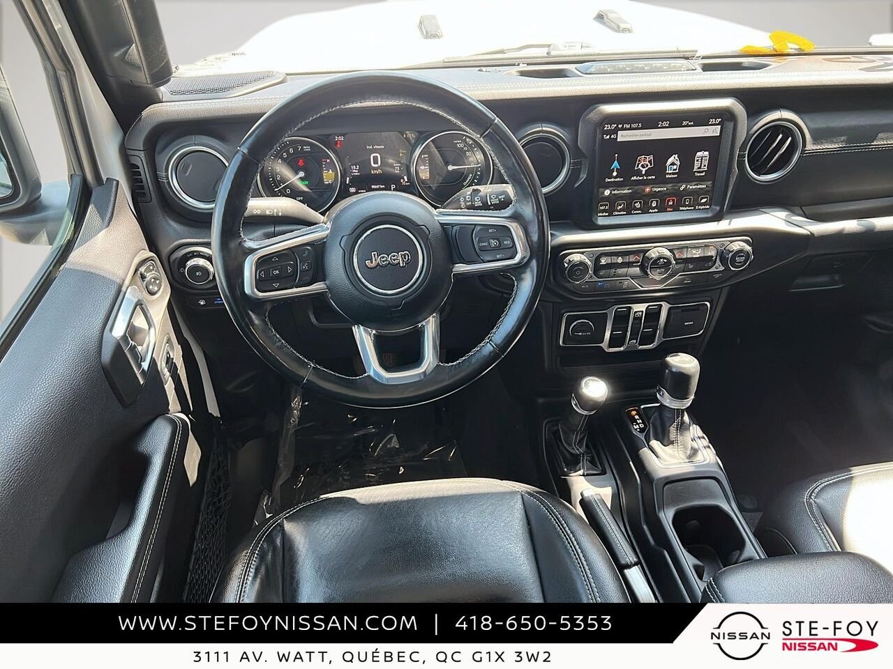 2022 Jeep WRANGLER 4XE UNLIMITED COLD WEATHER GROUP White Ste-Foy - photo #13