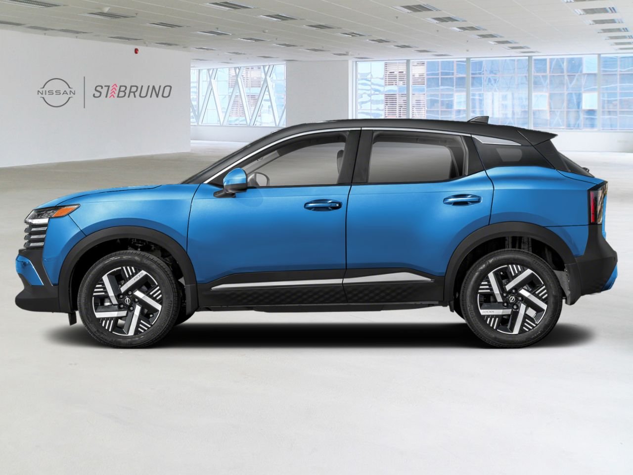 2026 Nissan Kicks Artic Ice Blue Metallic/Super Black Saint-Basile-le-Grand - photo #3