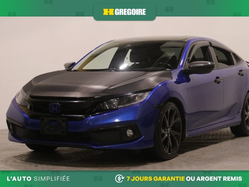 2019 Honda Civic Blue Laval - photo #2