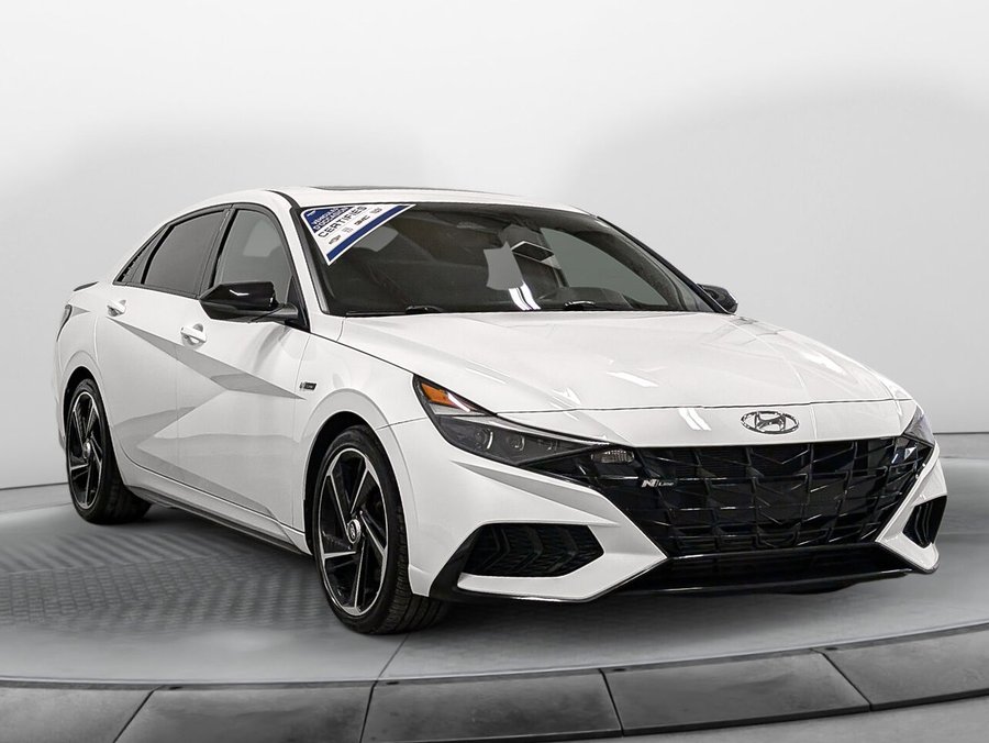 Hyundai ELANTRA Sedan N Line 1.6L Turbo Système de Son Bose 2021 Blanc