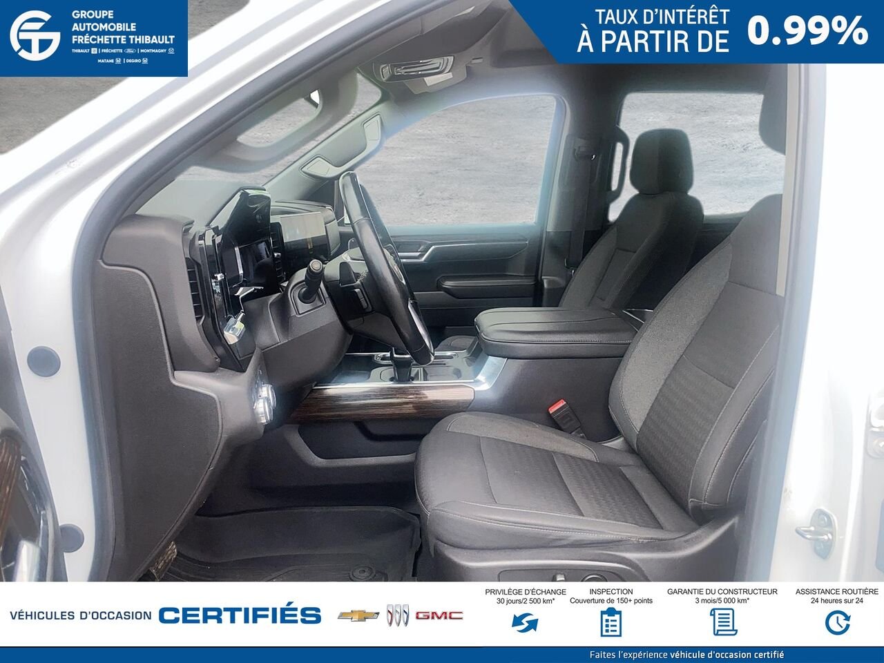 2024 GMC SIERRA Elevation cabine multiplace 4RM 157 po White Montmagny - photo #8