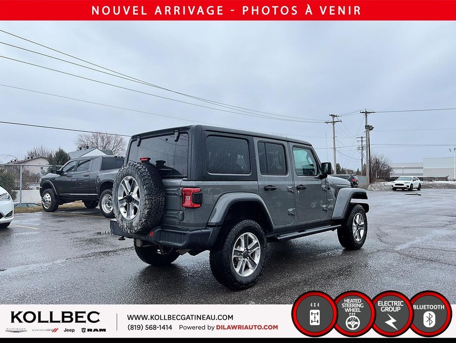 JEEP WRANGLER UNLIMITED *** CLEAN CARFAX + BAS KILOMÉTRAGE *** 2020 Gris