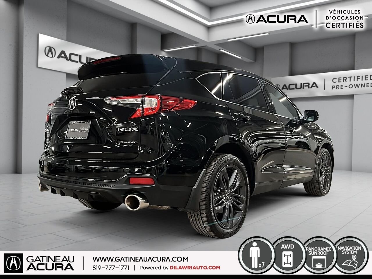 2023 Acura RDX A-Spec SH-AWD Black Gatineau - photo #14
