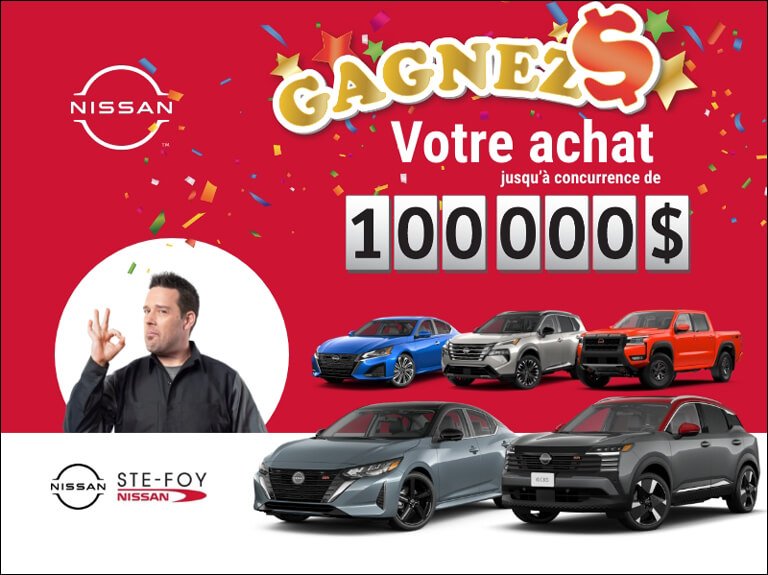 Ste foy nissan header juillet GAGNEZ VOTRE ACHAT