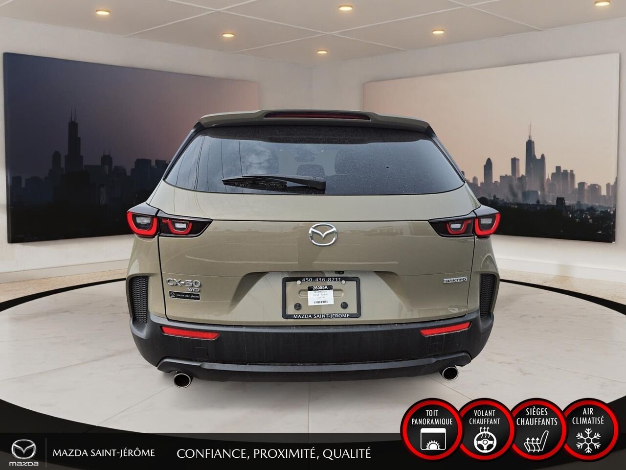 2024 Mazda CX-50 GS-L | TOIT PANORAMIQUE | AWD | Beige Saint-Jérôme - photo #6