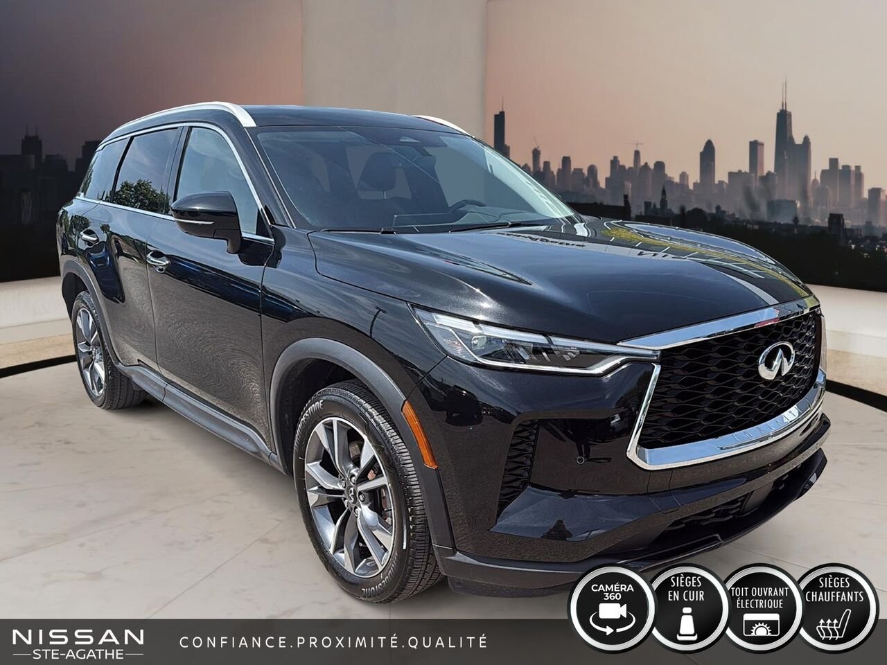 INFINITI QX60 2024 Noir Ste-Agathe des Monts - photo #1