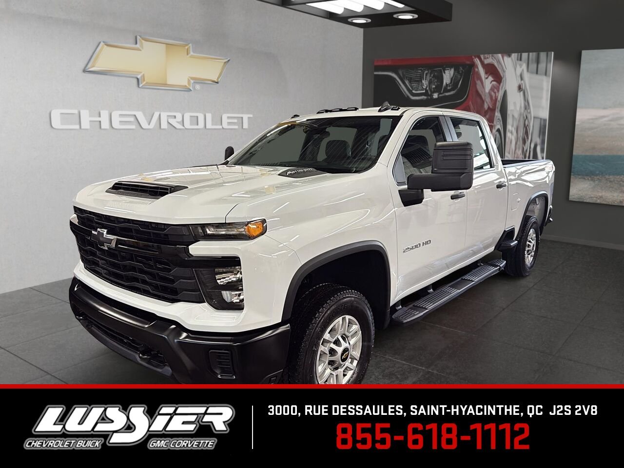 Chevrolet Silverado 2500HD WT cabine multiplace 4RM 159 po 2026 BLANC SOMMET Saint-Hyacinthe - photo #0