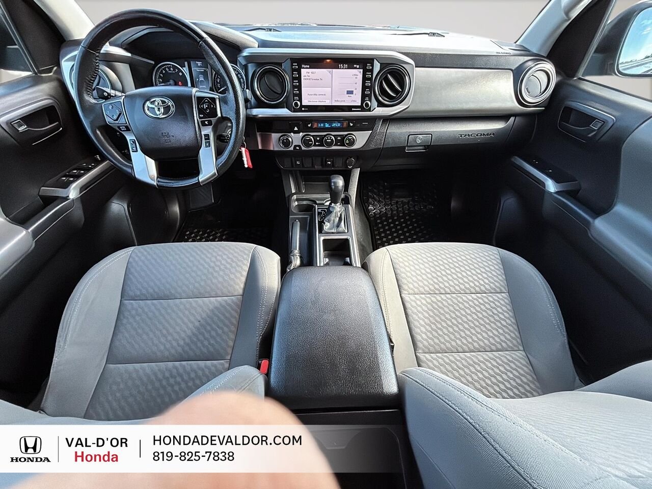 Toyota Tacoma Double Cab 4x4 BA 2022 Noir Val-d'Or - photo #7