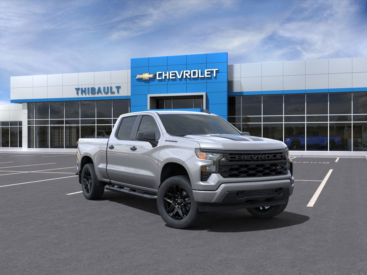 Chevrolet Silverado 1500 Personnalisée 2025 Gris sterling métallisé Granby - photo #0