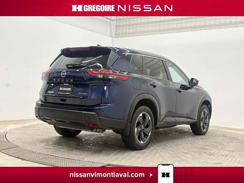Nissan Rogue VM3579 | SV Moonroof AWD CARPLAY A PARTIR DE 2.99% 2024 Bleu Laval - photo #5