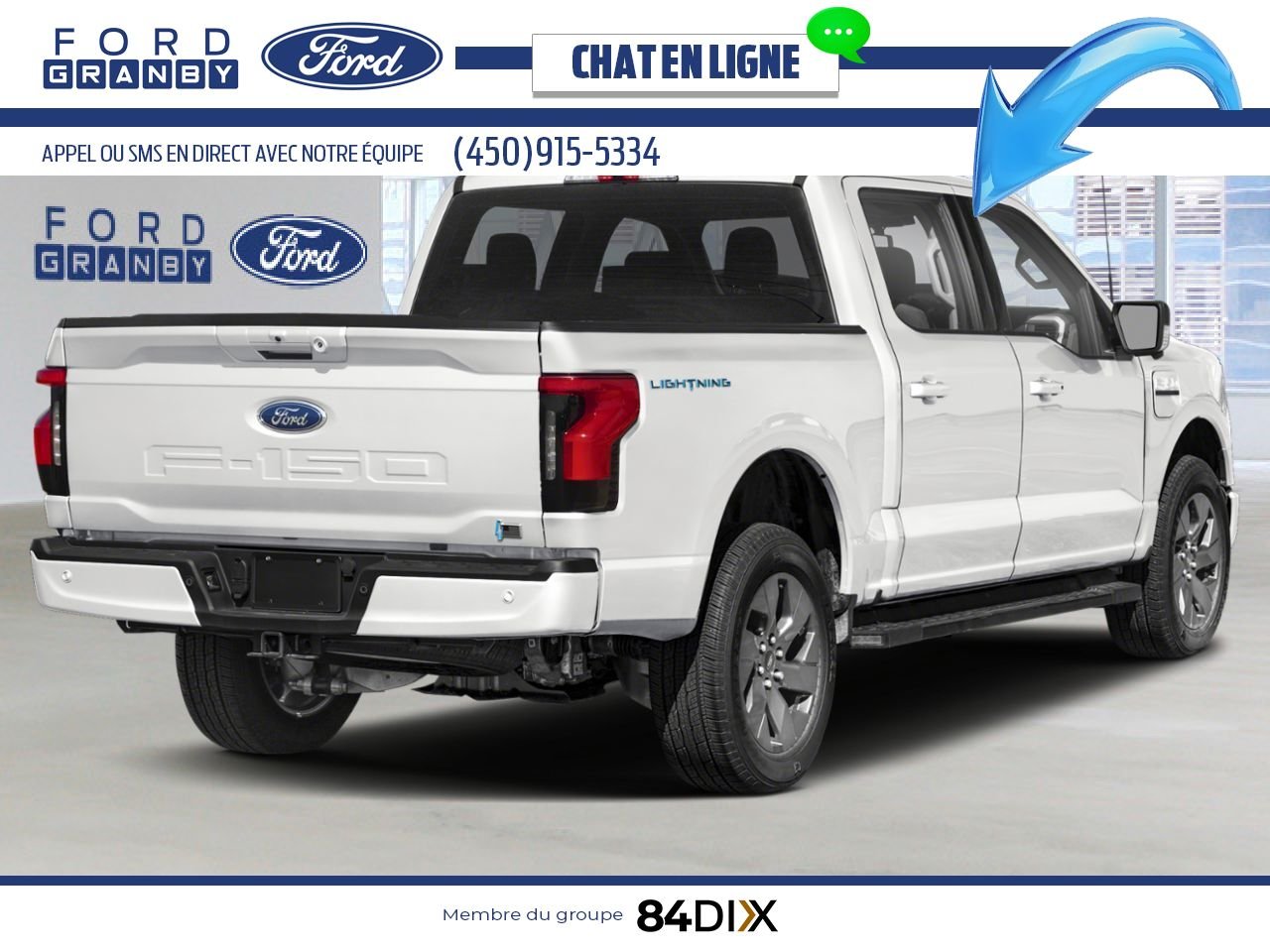 2025 Ford F-150 Lightning Oxford White Granby - photo #1