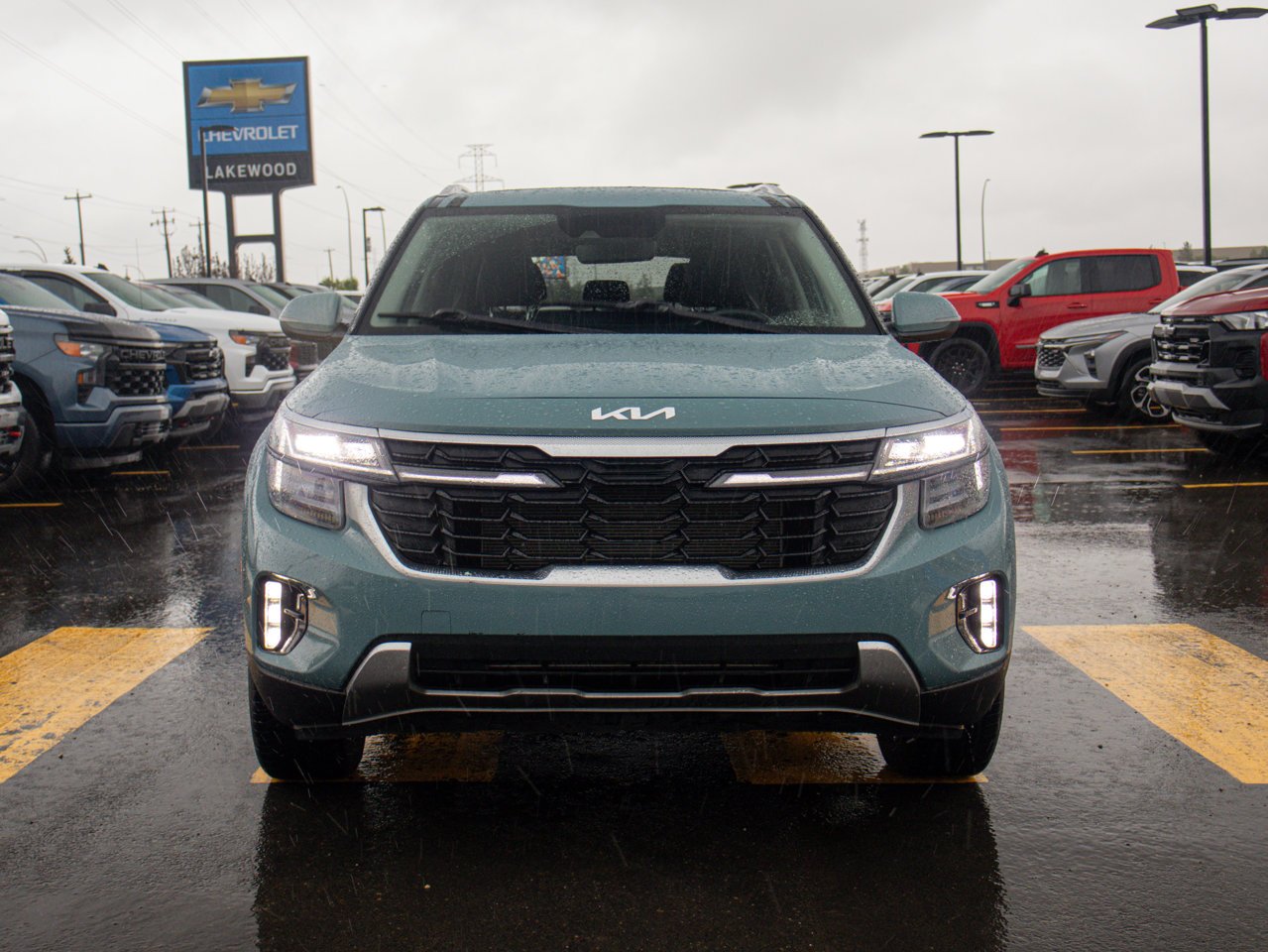 2025 Kia Seltos EX AWD Blue Sherwood Park - photo #2
