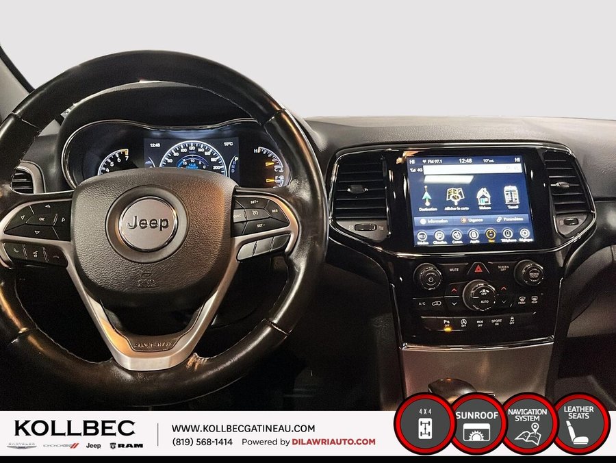 JEEP GRAND CHEROKEE LAREDO ***CLEAN CARFAX + NAVIGATION + TOIT-OUVRANT *** 2021 Noir