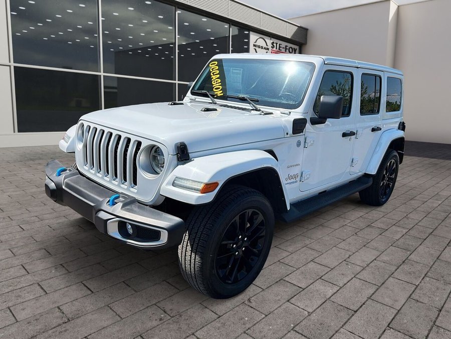 2022 Jeep WRANGLER 4XE UNLIMITED COLD WEATHER GROUP 2022 White