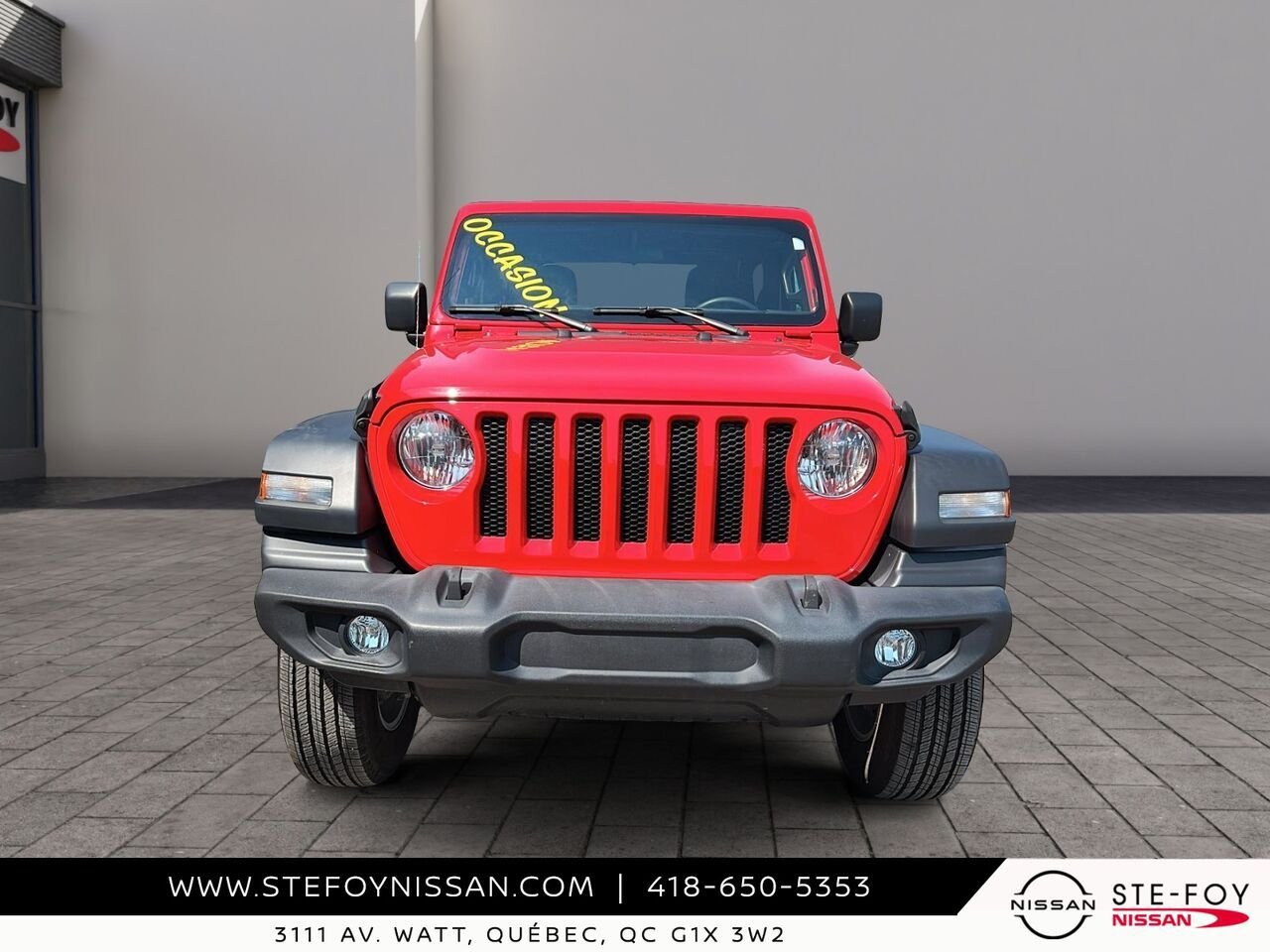 2023 Jeep Wrangler SPORT Red Ste-Foy - photo #1