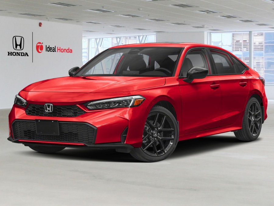 2026 Honda Civic Sedan Hybrid 2026 Rallye Red