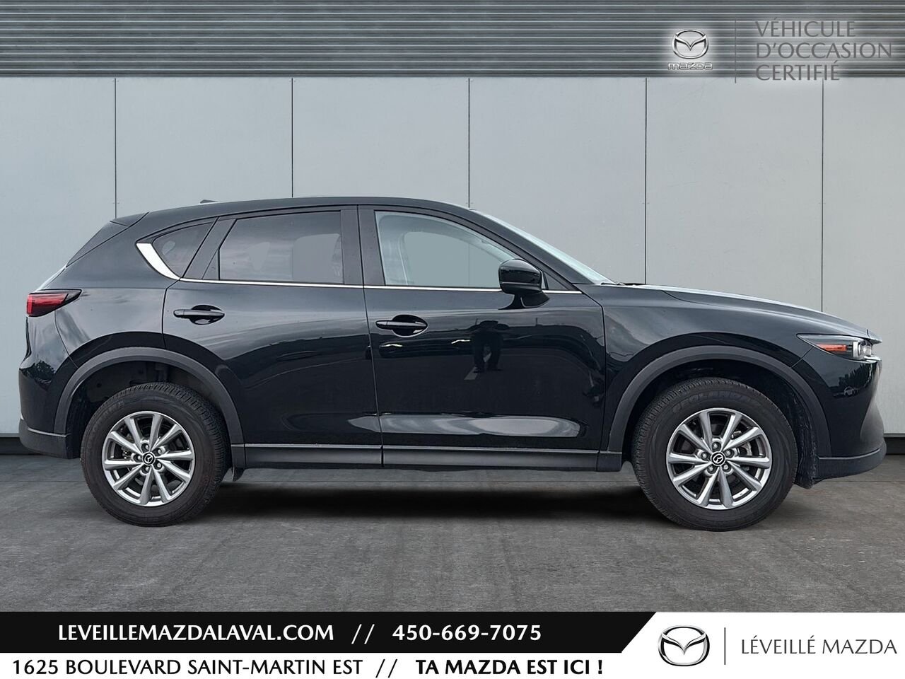 Mazda CX-5 GS TI sans désactivation de cylindres 2024 Noir Laval - photo #3